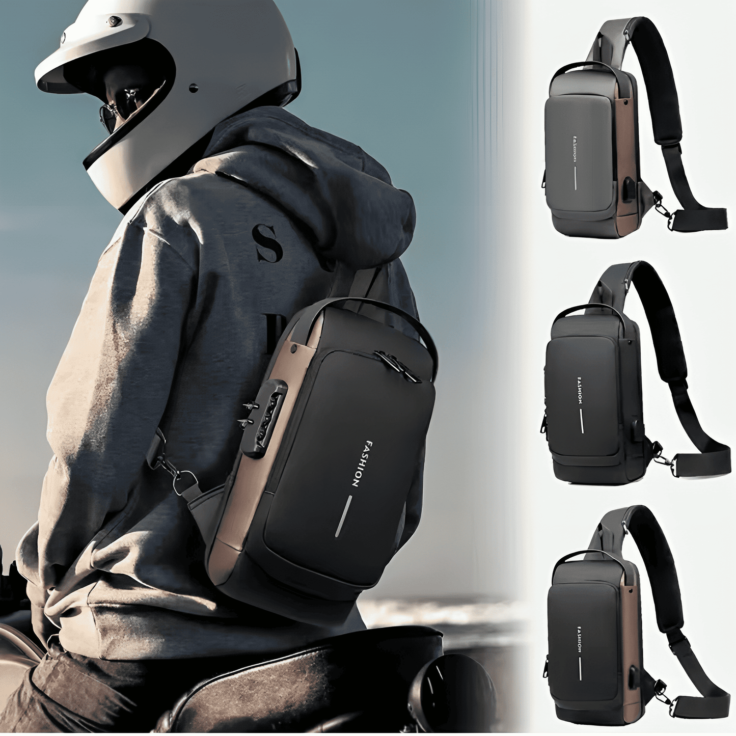 MEGA OFERTA ®️ BOLSO ANTIRROBO IMPERMEABLE - EAGLEBAG F1®️