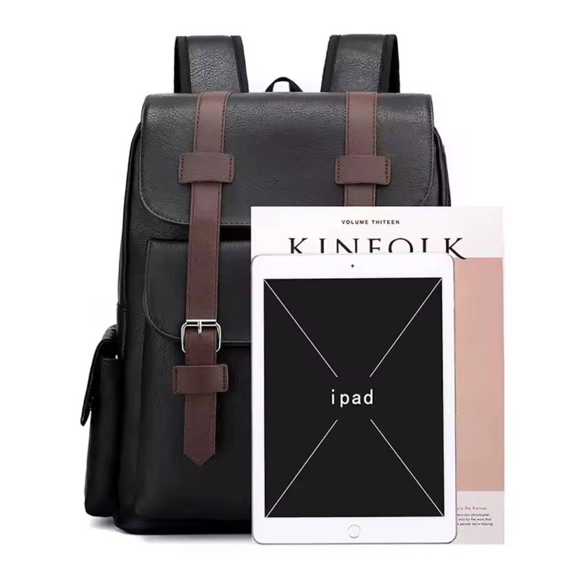 A. Nuevo Morral de cuero Gran - Mónaco ®️
