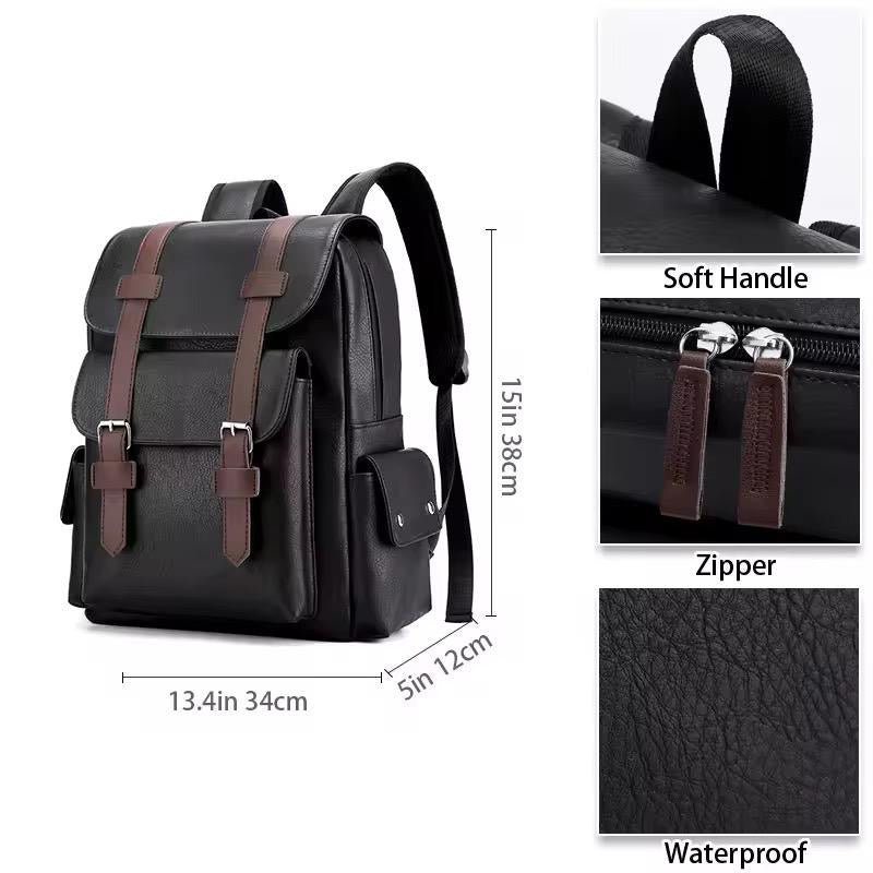 A. Nuevo Morral de cuero Gran - Mónaco ®️